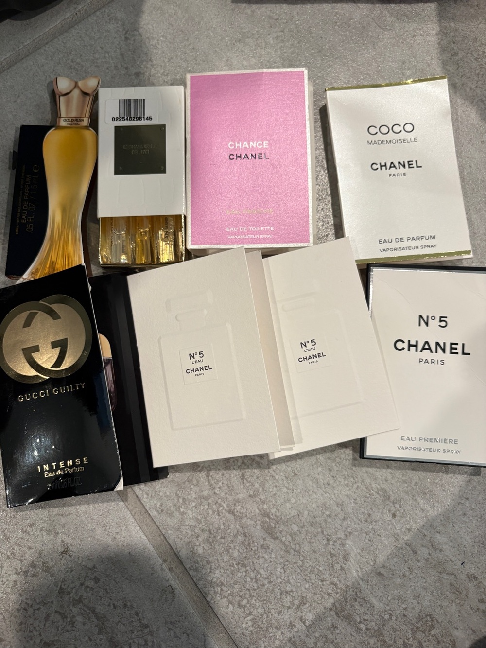 Chanel, Gucci and Michael Kors Sample size